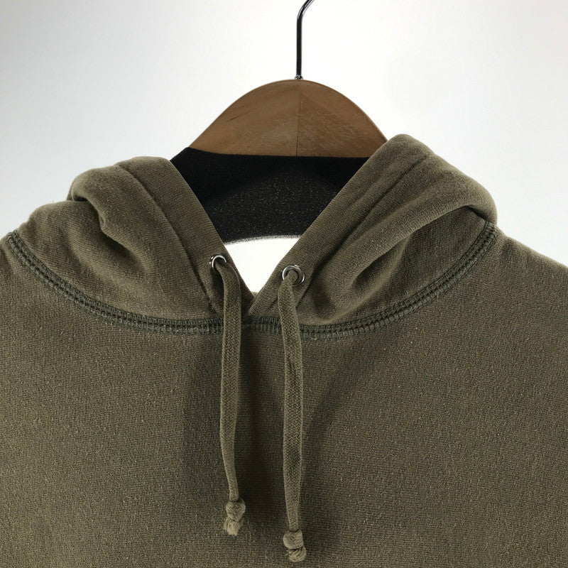 【中古品】【メンズ】 SUPREME シュプリーム SMALL BOX LOGO HOODED SWEATSHIRT スモール ボックスロゴフーディー パーカー カラーKHAKI/SIZE:M　 149-261023-ky-01-fuzh 万代Net店