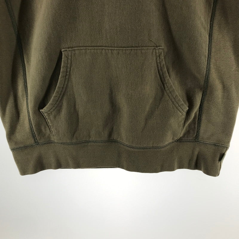 【中古品】【メンズ】 SUPREME シュプリーム SMALL BOX LOGO HOODED SWEATSHIRT スモール ボックスロゴフーディー パーカー カラーKHAKI/SIZE:M　 149-261023-ky-01-fuzh 万代Net店