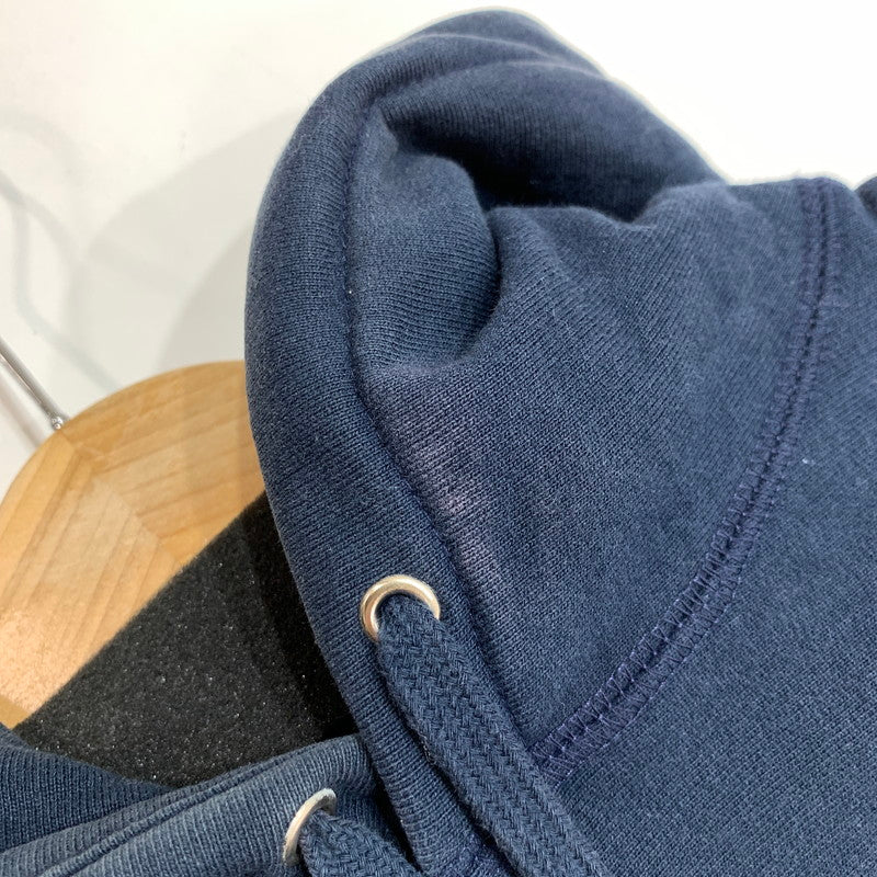 【中古品】【メンズ】 SUPREME シュプリーム BURNING CROSSES PULLOVER プルオーバー パーカー フーディー NAVY ※小さな穴・汚れ・使用感あり 149-261024-io-10-fuzh サイズ：S カラー：ネイビー 万代Net店
