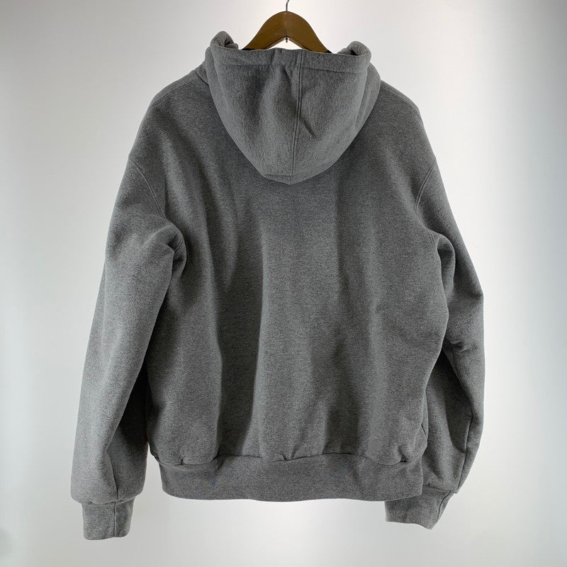 【中古品】【メンズ】 SUPREME シュプリーム ARC THERMAL LINED ZIP UP HOODED SWEATSHIRT フーディー パーカー スウェットシャツ GRAY ※汚れあり 149-261024-io-09-fuzh サイズ：M カラー：グレー 万代Net店