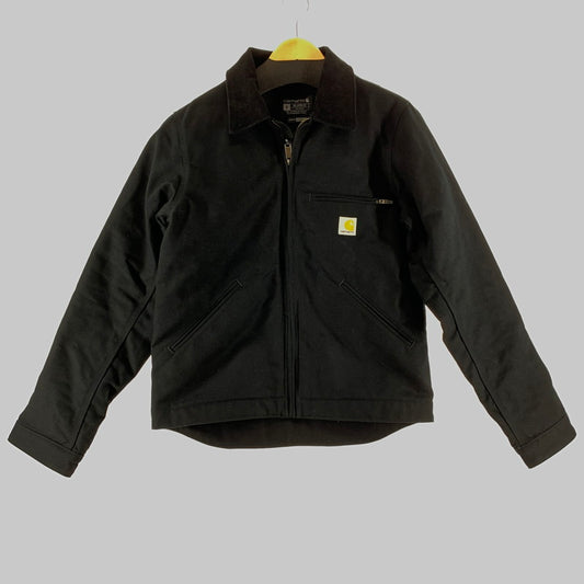 【中古品】【メンズ】 CARHARTT カーハート DETROIT JACKET デトロイトジャケット BLACK ブランケット ※ジップ渋い 145-261024-io-07-fuzh サイズ：M カラー：ブラック 万代Net店