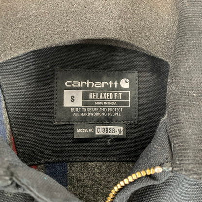 【中古品】【メンズ】 CARHARTT カーハート DETROIT JACKET デトロイトジャケット BLACK ブランケット ※ジップ渋い 145-261024-io-07-fuzh サイズ：M カラー：ブラック 万代Net店