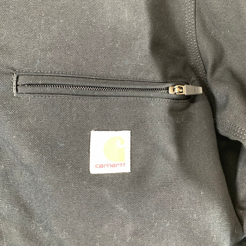 【中古品】【メンズ】 CARHARTT カーハート DETROIT JACKET デトロイトジャケット BLACK ブランケット ※ジップ渋い 145-261024-io-07-fuzh サイズ：M カラー：ブラック 万代Net店