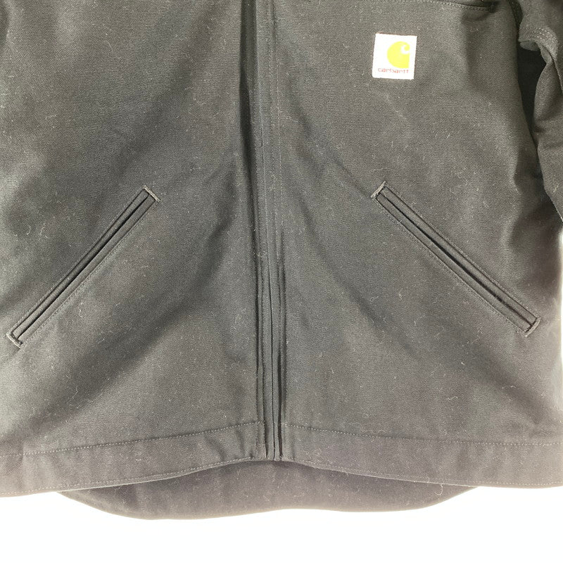 【中古品】【メンズ】 CARHARTT カーハート DETROIT JACKET デトロイトジャケット BLACK ブランケット ※ジップ渋い 145-261024-io-07-fuzh サイズ：M カラー：ブラック 万代Net店