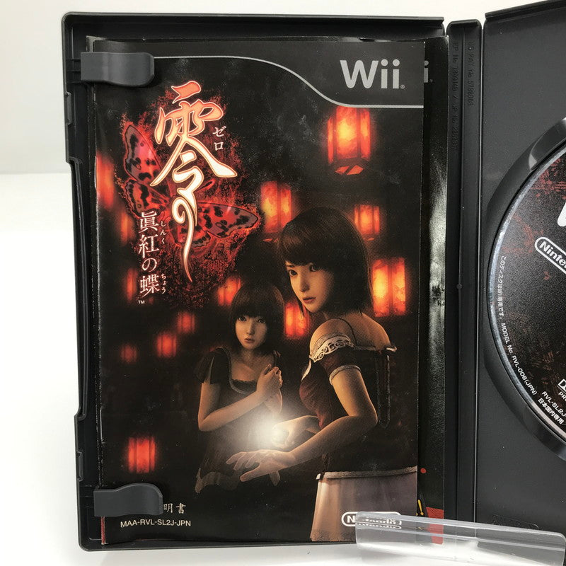 【中古美品】 Nintendo Wii ニンテンドー ウィー ソフト 零 ~眞紅の蝶~ - [CERO区分_C/ 15歳以上対象] 028-261020-mh-07-fuzh 万代Net店
