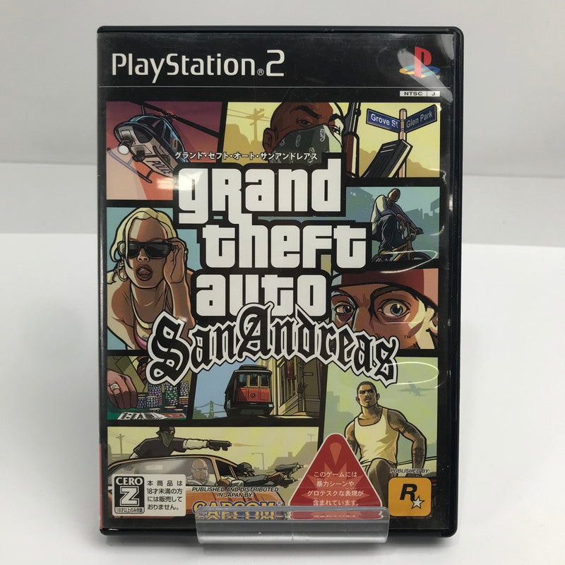 【中古美品】 PlayStation2 PS2 プレイステーション2 プレステ2 ソフト グランド・セフト・オート・サンアンドレアス [CERO区分_Z / 18歳以上対象] 023-261020-mh-03-fuzh 万代Net店