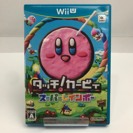 【中古美品】 Nintendo WiiU ニンテンドー ウィーユー ソフト タッチ！ カービィ スーパーレインボー [CERO区分_A / 全年齢対象商品] 028-261020-mh-09-fuzh 万代Net店