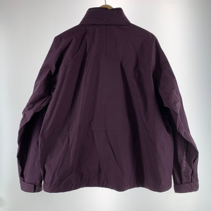 【中古品】【メンズ】 HUF ハフ OG LOGO 3LAYER SHELL JACKET シェルジャケット アウター 上着 PURPLE ※ほつれ・汚れあり 142-261024-io-11-fuzh サイズ：L カラー：パープル 万代Net店