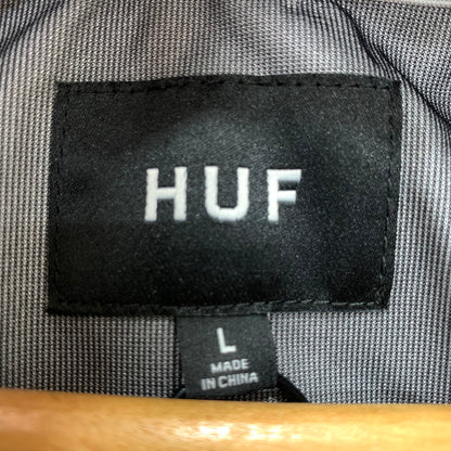【中古品】【メンズ】 HUF ハフ OG LOGO 3LAYER SHELL JACKET シェルジャケット アウター 上着 PURPLE ※ほつれ・汚れあり 142-261024-io-11-fuzh サイズ：L カラー：パープル 万代Net店