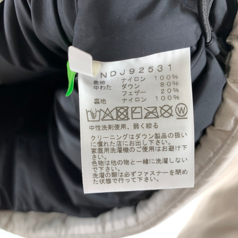 【中古品】【キッズ】 THE NORTH FACE ザ・ノースフェイス NDJ92531 DOWN JACKET ダウンジャケット WHITE.BLACK 子供 173-261024-io-04-fuzh サイズ：160 カラー：ホワイト.ブラック 万代Net店
