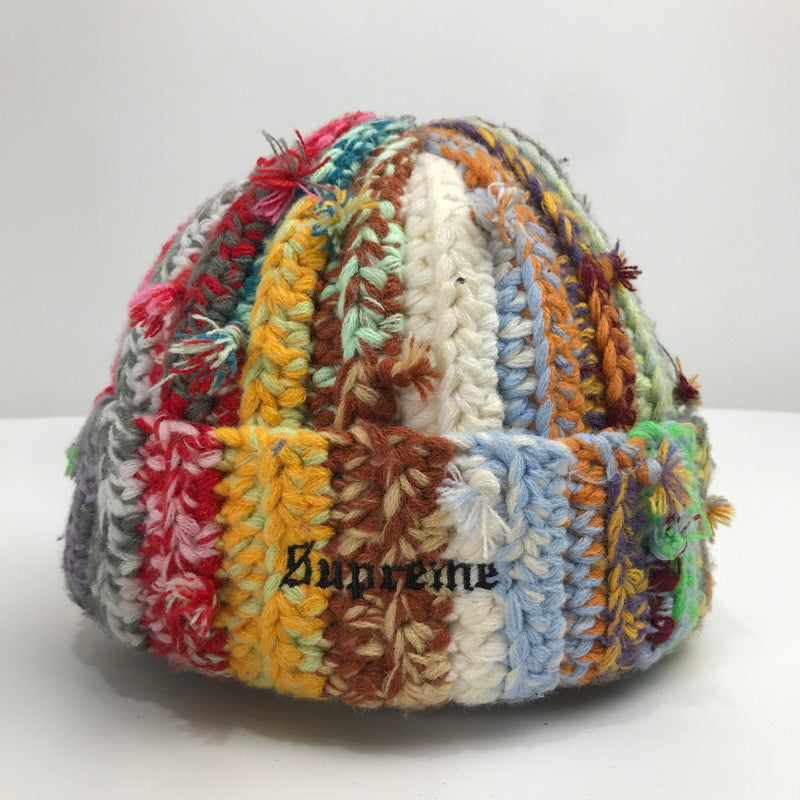 【中古品】【メンズ】 SUPREME シュプリーム HARD TIED BEANIE ビーニー ニット帽 カラーRAINBOW 23AW 帽子 185-261027-ky-02-fuzh 万代Net店