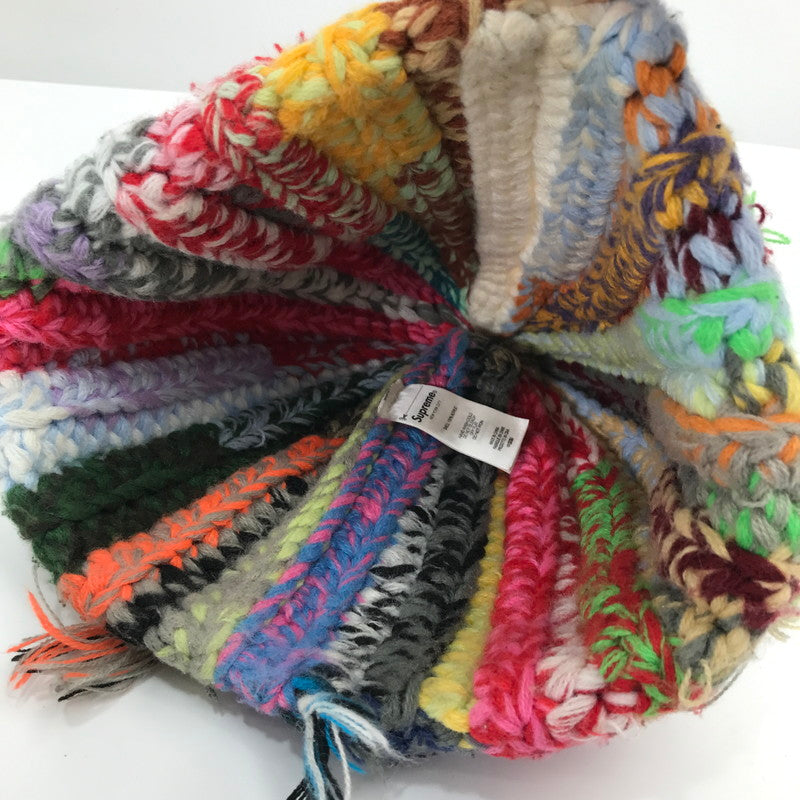 【中古品】【メンズ】 SUPREME シュプリーム HARD TIED BEANIE ビーニー ニット帽 カラーRAINBOW 23AW 帽子 185-261027-ky-02-fuzh 万代Net店