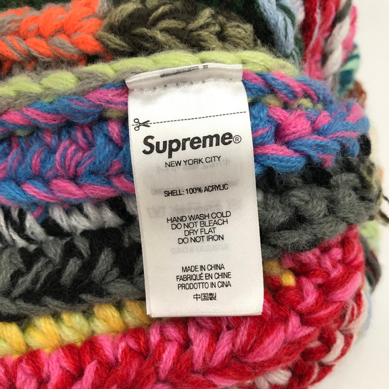 【中古品】【メンズ】 SUPREME シュプリーム HARD TIED BEANIE ビーニー ニット帽 カラーRAINBOW 23AW 帽子 185-261027-ky-02-fuzh 万代Net店
