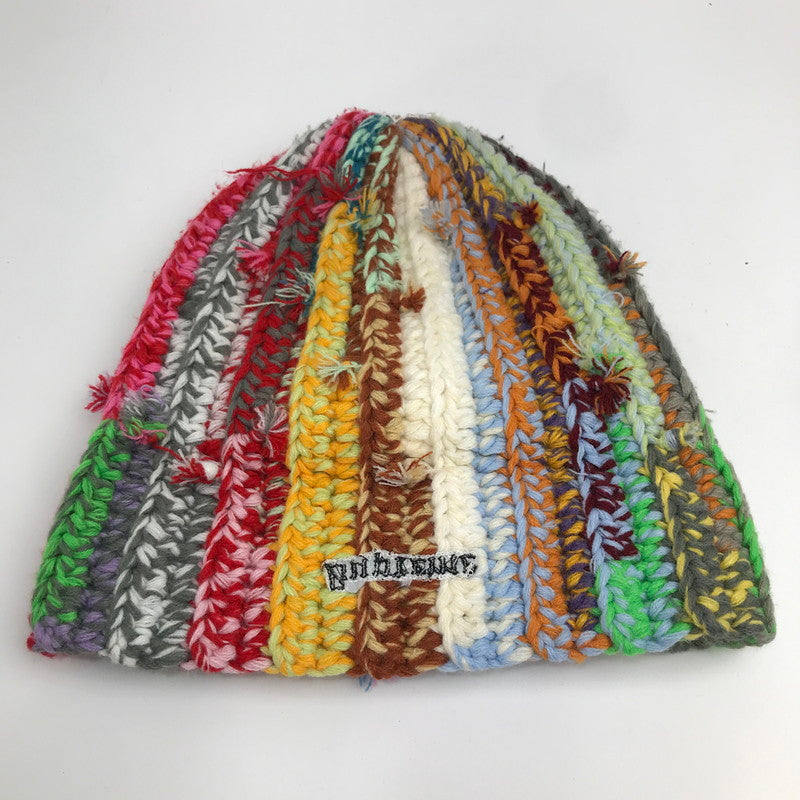 【中古品】【メンズ】 SUPREME シュプリーム HARD TIED BEANIE ビーニー ニット帽 カラーRAINBOW 23AW 帽子 185-261027-ky-02-fuzh 万代Net店