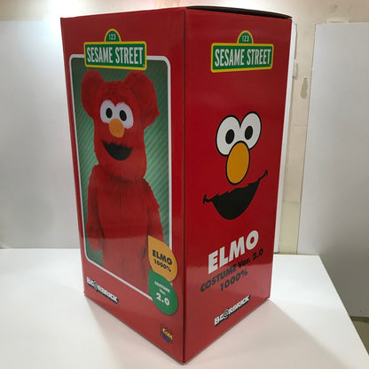 【中古美品】 BE@RBRICK 1000％ ELMO COSTUME VER2.0 ベアブリック セサミストリート エルモ 178-261023-mh-01-fuz カラー：赤 万代Net店