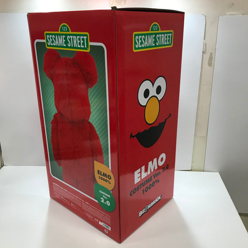 【中古美品】 BE@RBRICK 1000％ ELMO COSTUME VER2.0 ベアブリック セサミストリート エルモ 178-261023-mh-01-fuz カラー：赤 万代Net店
