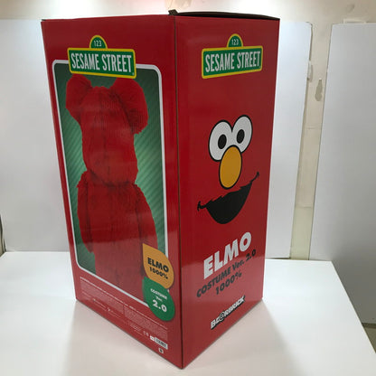 【中古美品】 BE@RBRICK 1000％ ELMO COSTUME VER2.0 ベアブリック セサミストリート エルモ 178-261023-mh-01-fuz カラー：赤 万代Net店