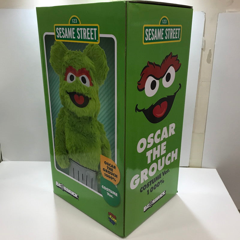 【中古美品】 BE@RBRICK 1000％ OSCAR THE GROUCH COSTUME VER ベアブリック セサミストリート オスカー・ザ・グラウチ 178-261023-mh-02-fuz カラー：緑 万代Net店