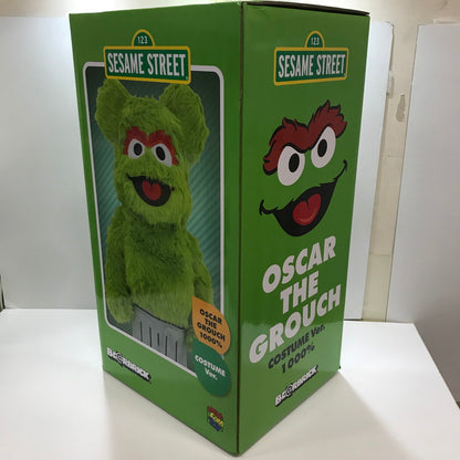 【中古美品】 BE@RBRICK 1000％ OSCAR THE GROUCH COSTUME VER ベアブリック セサミストリート オスカー・ザ・グラウチ 178-261023-mh-02-fuz カラー：緑 万代Net店