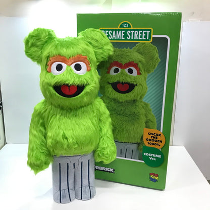 【中古美品】 BE@RBRICK 1000％ OSCAR THE GROUCH COSTUME VER ベアブリック セサミストリート オスカー・ザ・グラウチ 178-261023-mh-02-fuz カラー：緑 万代Net店