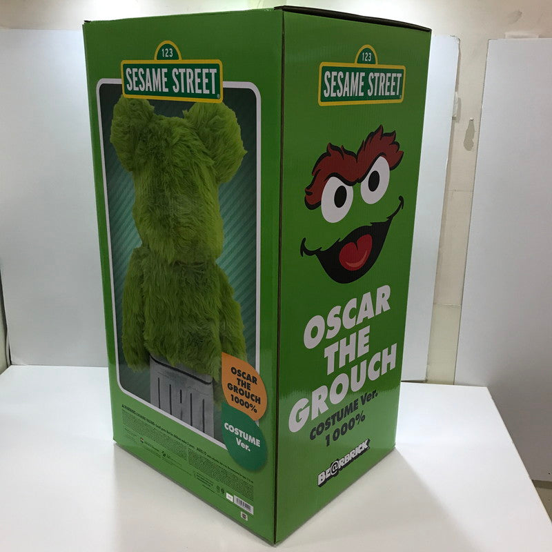 【中古美品】 BE@RBRICK 1000％ OSCAR THE GROUCH COSTUME VER ベアブリック セサミストリート オスカー・ザ・グラウチ 178-261023-mh-02-fuz カラー：緑 万代Net店