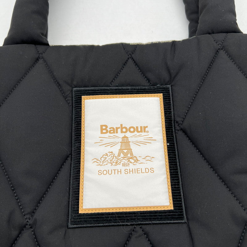 【中古品】【レディース】 BARBOUR バーブァー QUILTING BAG キルティングバッグ カラーBLACK カバン トートバッグ 188-261029-ky-04-fuzh 万代Net店