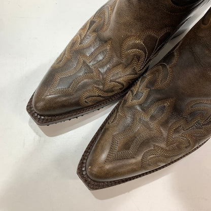 【中古品】【レディース】 ウエスタンブーツ 靴 BROWN ブーツ 本体のみ ※使用感あり 167-261028-io-07-fuzh サイズ：38 カラー：ブラウン 万代Net店