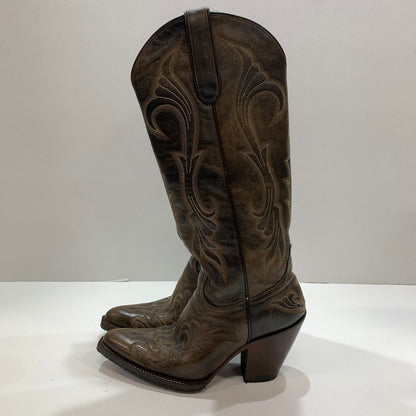 【中古品】【レディース】 ウエスタンブーツ 靴 BROWN ブーツ 本体のみ ※使用感あり 167-261028-io-07-fuzh サイズ：38 カラー：ブラウン 万代Net店