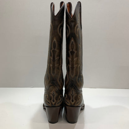 【中古品】【レディース】 ウエスタンブーツ 靴 BROWN ブーツ 本体のみ ※使用感あり 167-261028-io-07-fuzh サイズ：38 カラー：ブラウン 万代Net店