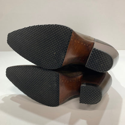 【中古品】【レディース】 ウエスタンブーツ 靴 BROWN ブーツ 本体のみ ※使用感あり 167-261028-io-07-fuzh サイズ：38 カラー：ブラウン 万代Net店