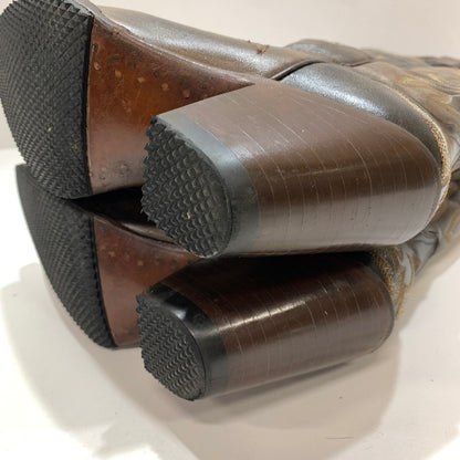 【中古品】【レディース】 ウエスタンブーツ 靴 BROWN ブーツ 本体のみ ※使用感あり 167-261028-io-07-fuzh サイズ：38 カラー：ブラウン 万代Net店