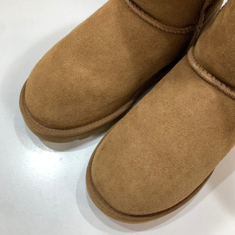 【中古品】【レディース】 UGG アグ 1873 BAILEY BUTTON TRIPLET 靴 ブーツ BROWN ボタン 本体のみ ※使用感あり 167-261028-io-12-fuzh サイズ：22cm カラー：ブラウン 万代Net店