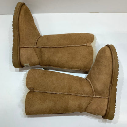 【中古品】【レディース】 UGG アグ 1873 BAILEY BUTTON TRIPLET 靴 ブーツ BROWN ボタン 本体のみ ※使用感あり 167-261028-io-12-fuzh サイズ：22cm カラー：ブラウン 万代Net店