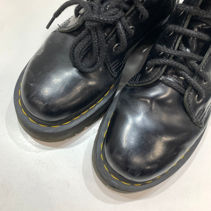 【中古品】【レディース】 DR.MARTENS ドクターマーチン 8ホール 厚底ブーツ 靴 BLACK サイズ不明(25.0cm相当) ※使用感あり 167-261028-io-09-fuzh サイズ：不明 カラー：ブラック 万代Net店
