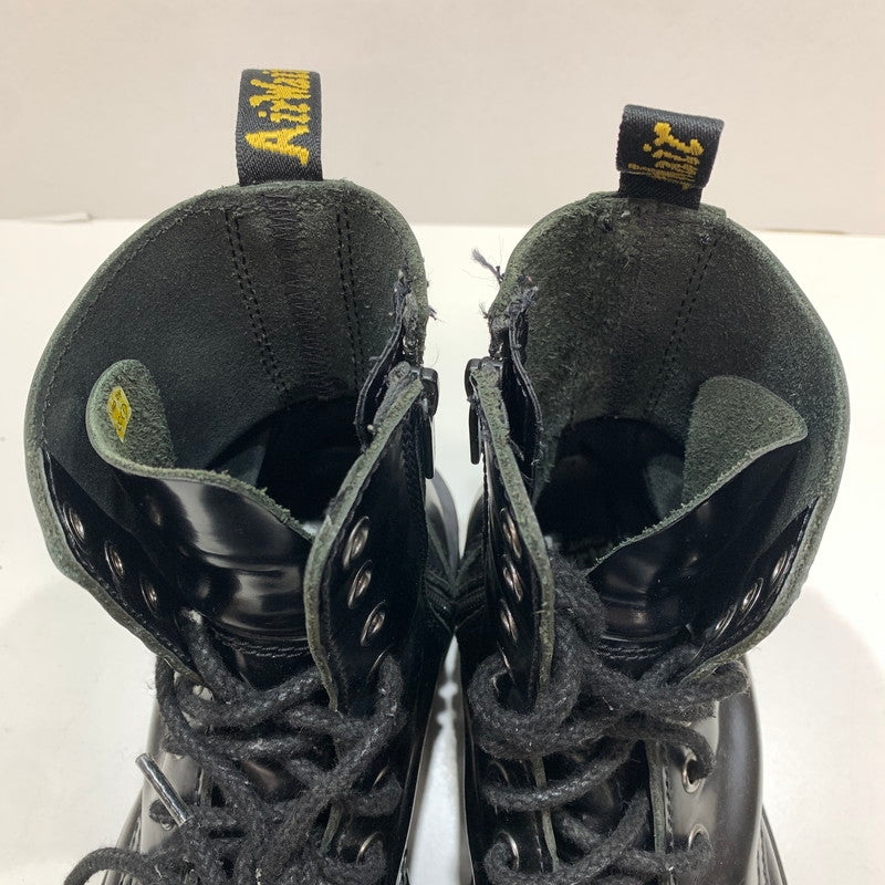 【中古品】【レディース】 DR.MARTENS ドクターマーチン 8ホール 厚底ブーツ 靴 BLACK サイズ不明(25.0cm相当) ※使用感あり 167-261028-io-09-fuzh サイズ：不明 カラー：ブラック 万代Net店