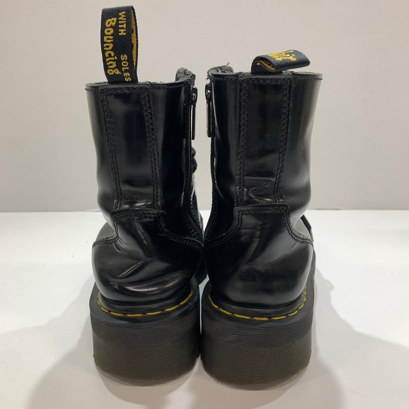 【中古品】【レディース】 DR.MARTENS ドクターマーチン 8ホール 厚底ブーツ 靴 BLACK サイズ不明(25.0cm相当) ※使用感あり 167-261028-io-09-fuzh サイズ：不明 カラー：ブラック 万代Net店