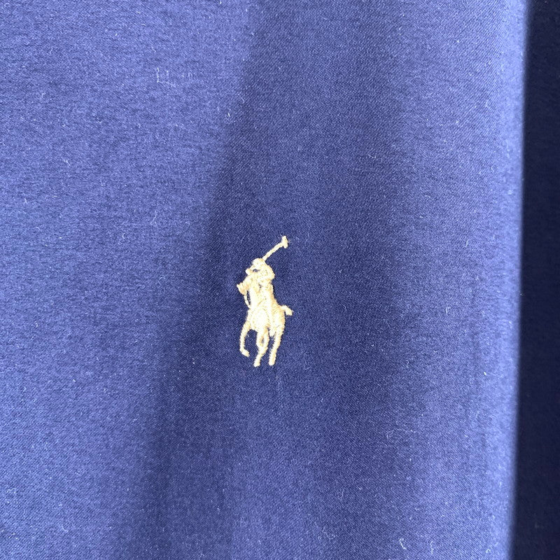 【中古品】【メンズ】 POLO BY RALPH LAUREN ポロバイラルフローレン スイングトップ ハリントンジャケット NAVY ワンポイント.チェック ※汚れあり 145-261024-io-06-fuzh サイズ：XL カラー：ネイビー 万代Net店