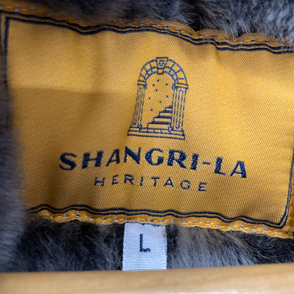 【中古品】【メンズ】 SHANGRILA シャングリラ B-3 MOUTON JACKET ムートンジャケット BLACK ヘリテージ TALON 147-261024-io-02-fuzh サイズ：L カラー：ブラック 万代Net店