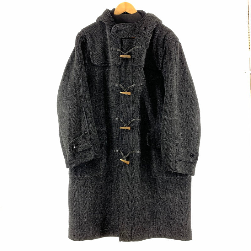 【中古品】【メンズ】 ROYAL BURLINGTON ロイヤルバーリントン ダッフルコート 上着 アウター CGRAY ヘリンボーン 141-261025-io-08-fuzh カラー：チャコールグレー 万代Net店