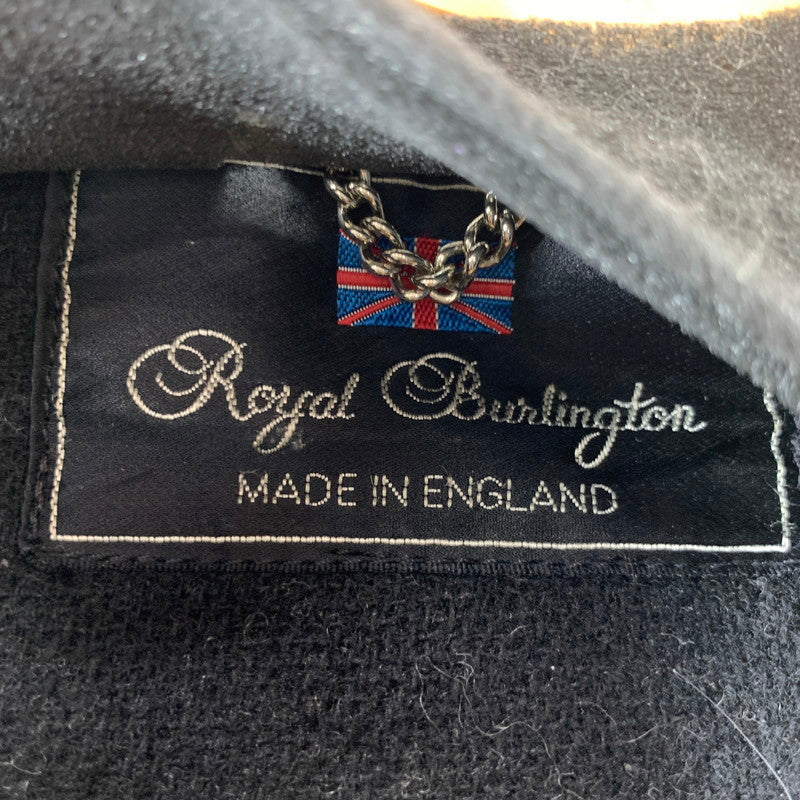 【中古品】【メンズ】 ROYAL BURLINGTON ロイヤルバーリントン ダッフルコート 上着 アウター CGRAY ヘリンボーン 141-261025-io-08-fuzh カラー：チャコールグレー 万代Net店
