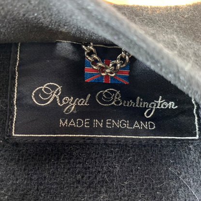 【中古品】【メンズ】 ROYAL BURLINGTON ロイヤルバーリントン ダッフルコート 上着 アウター CGRAY ヘリンボーン 141-261025-io-08-fuzh カラー：チャコールグレー 万代Net店
