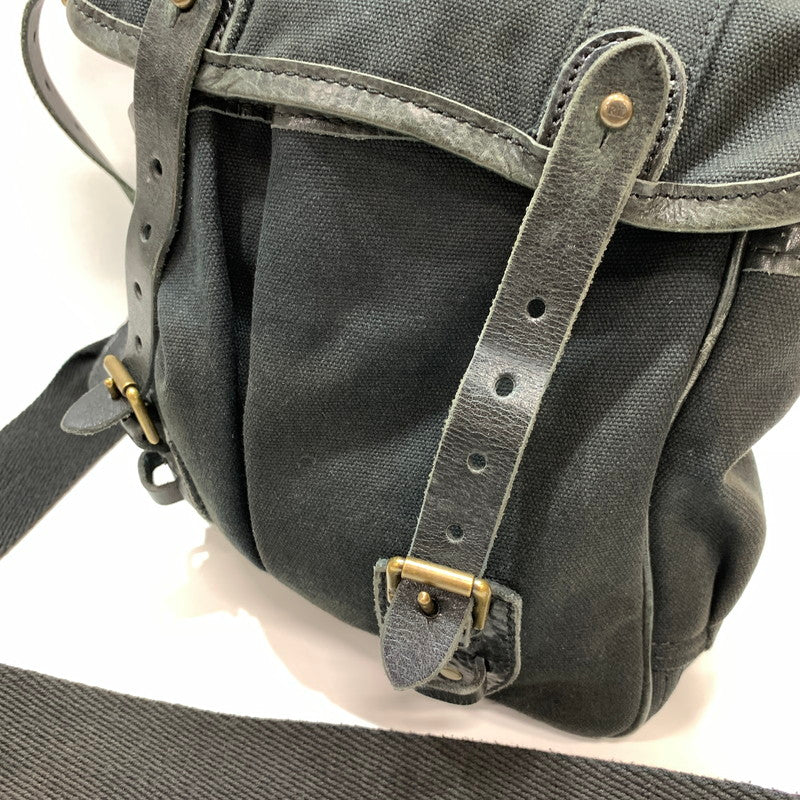 【中古品】【メンズ】 POLO RALPH LAUREN ポロ・ラルフローレン メッセンジャーバッグ カバン バッグ かばん BLACK ※汚れ・スレ・使用感あり 188-261025-io-05-fuzh カラー：ブラック 万代Net店