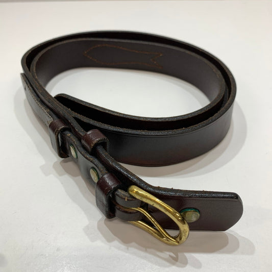 【中古品】【メンズ】 TOOWOOMBA SADDLERY トゥーウンバ サドラリー RANGER BELT レンジャー ベルト BROWN ※サビ・使用感あり 205-261025-io-03-fuzh カラー：ブラウン 万代Net店