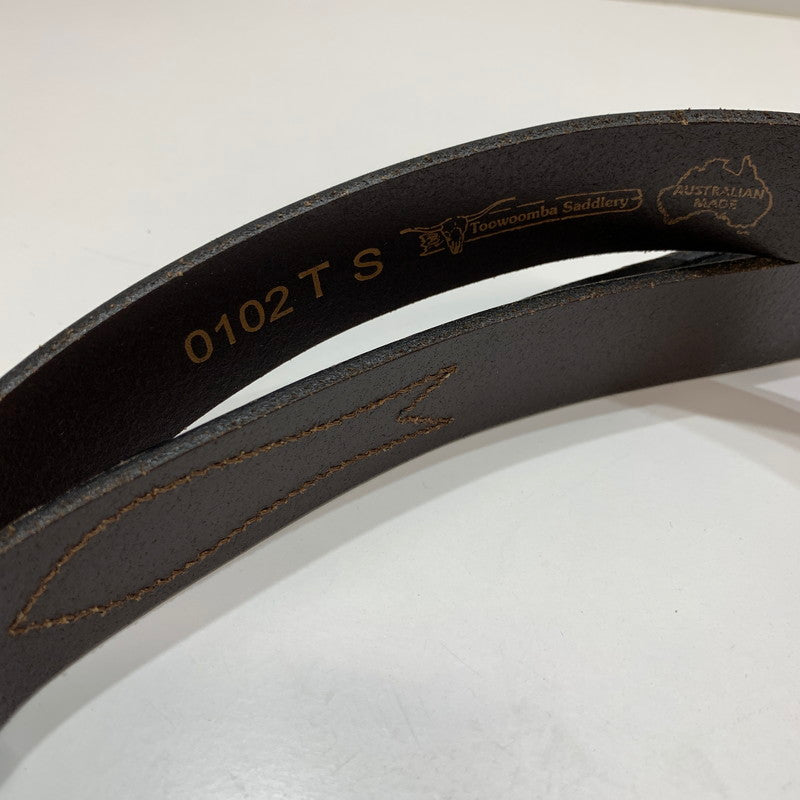 【中古品】【メンズ】 TOOWOOMBA SADDLERY トゥーウンバ サドラリー RANGER BELT レンジャー ベルト BROWN ※サビ・使用感あり 205-261025-io-03-fuzh カラー：ブラウン 万代Net店