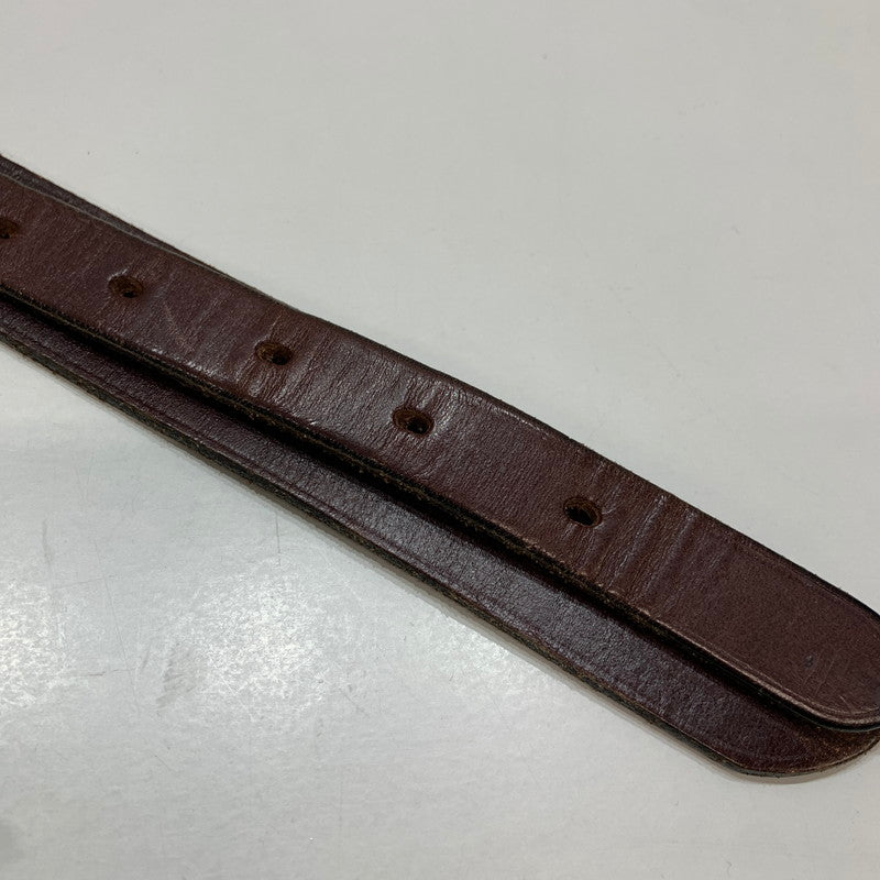 【中古品】【メンズ】 TOOWOOMBA SADDLERY トゥーウンバ サドラリー RANGER BELT レンジャー ベルト BROWN ※サビ・使用感あり 205-261025-io-03-fuzh カラー：ブラウン 万代Net店