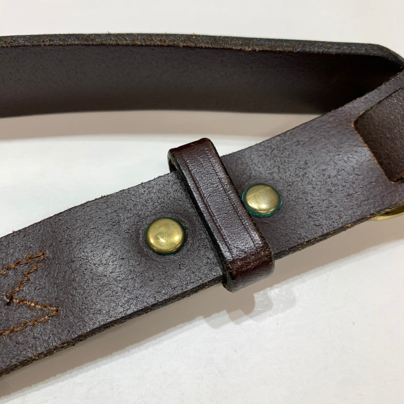 【中古品】【メンズ】 TOOWOOMBA SADDLERY トゥーウンバ サドラリー RANGER BELT レンジャー ベルト BROWN ※サビ・使用感あり 205-261025-io-03-fuzh カラー：ブラウン 万代Net店