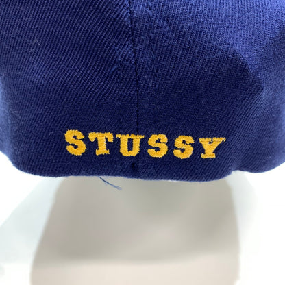 【中古品】【メンズ】 STUSSY ステューシー CAP 帽子 キャップ BLUE 90S OLD 185-261025-io-02-fuzh サイズ：L-XL カラー：ブルー 万代Net店