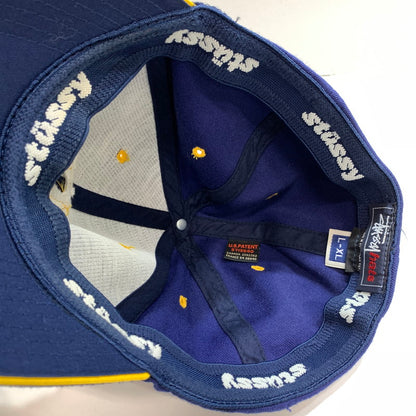 【中古品】【メンズ】 STUSSY ステューシー CAP 帽子 キャップ BLUE 90S OLD 185-261025-io-02-fuzh サイズ：L-XL カラー：ブルー 万代Net店