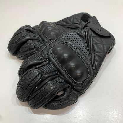 【中古品】【メンズ】 TRIUMPH トリンプ バイク グローブ 手袋BLACK ※使用感あり 208-261025-io-01-fuzh サイズ：F カラー：ブラック 万代Net店