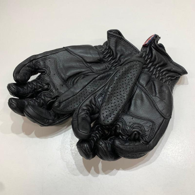 【中古品】【メンズ】 TRIUMPH トリンプ バイク グローブ 手袋BLACK ※使用感あり 208-261025-io-01-fuzh サイズ：F カラー：ブラック 万代Net店